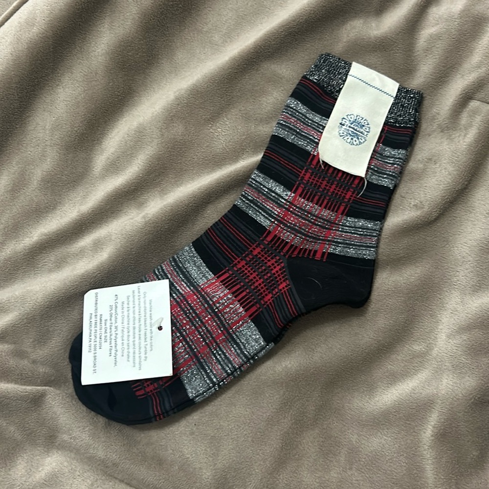 NWT Free People Crew Holiday Socks